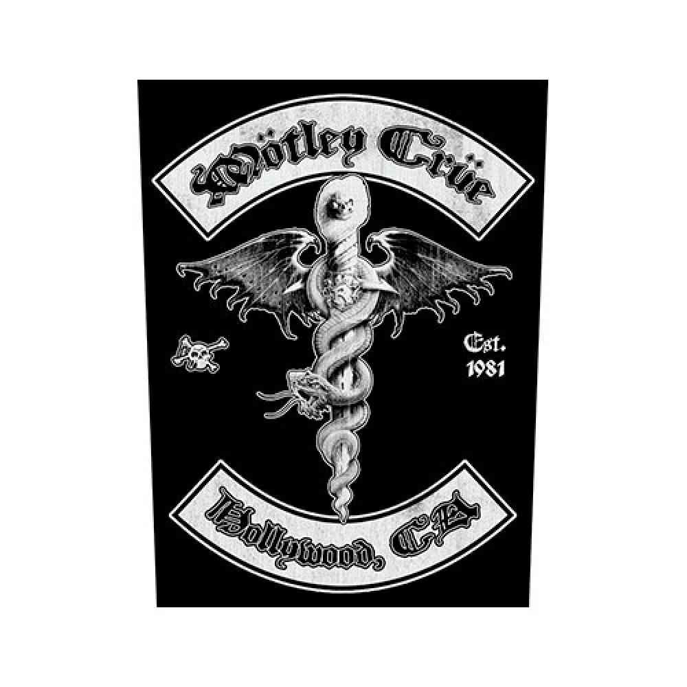 Motley Crue - Hollywood Patch arrière - Noir